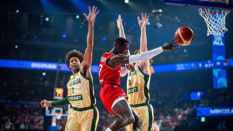 Dennis Schröder zeigte eine ganz starke Partie gegen Australien.