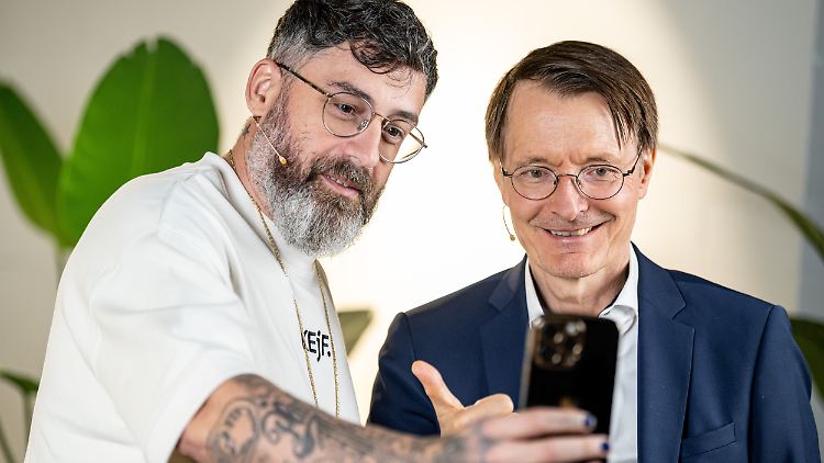 Der Minister berichtete Sido auch von seinem eigenen einzigen Cannabis-Testkonsum. 