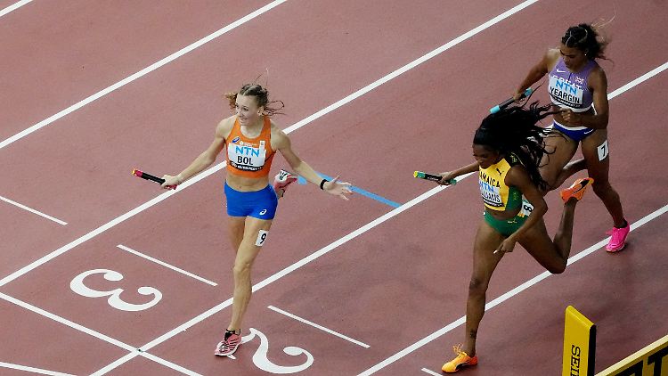 Femke Bols WM startete mit einem Sturz - und endete mit einem Spektakel.