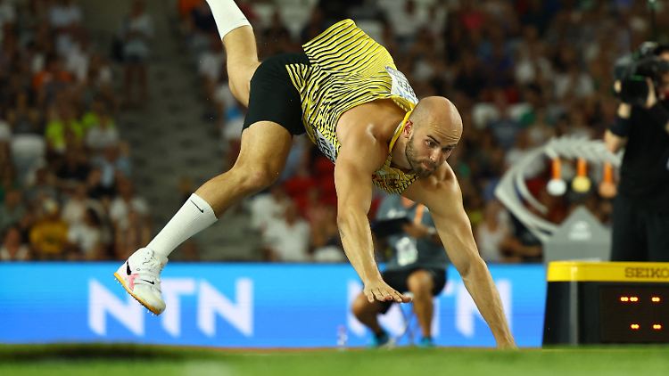 An der Medaille vorbei: Julian Weber.