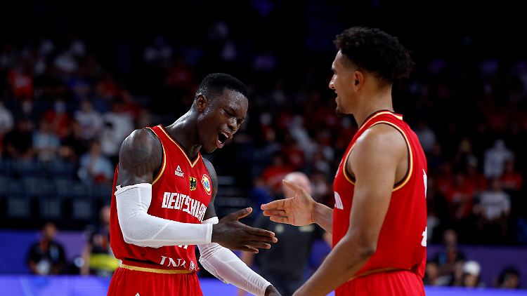 Dennis Schröder (links) und Maodo Lo haben Australien "getötet".