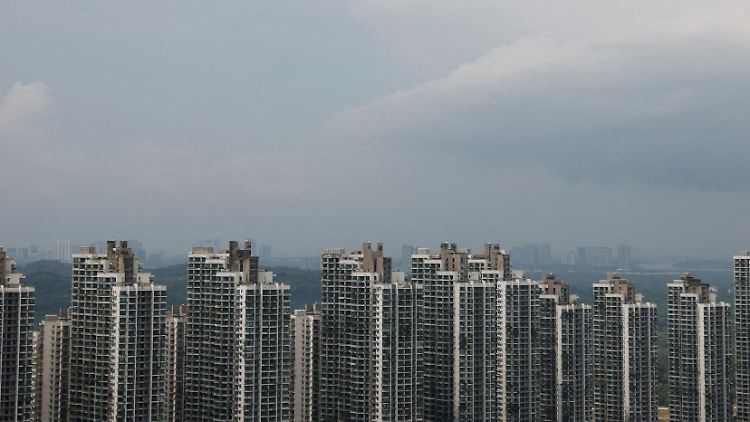 Ein Immobilienkomplex von Country Garden in Malaysia mit dem klingenden Namen "Forest City".