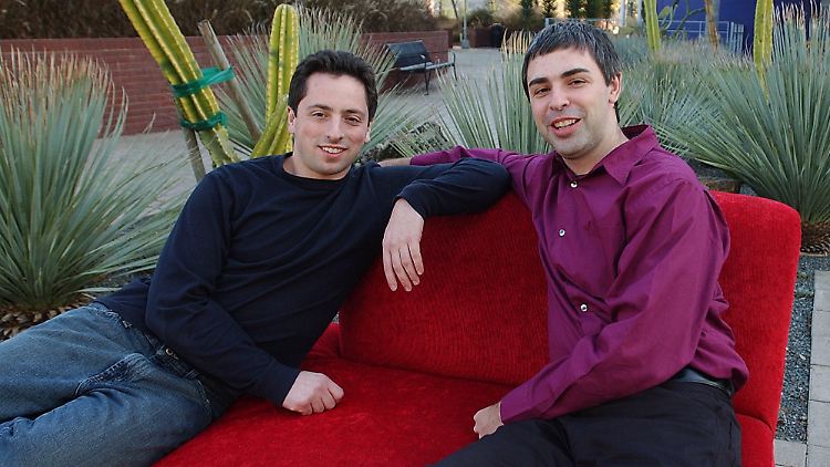 Sergey Brin und Larry Page brachten Google 2004 an die Börse. 