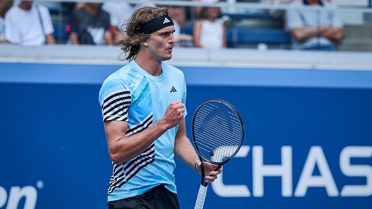 Alexander Zverev gewinnt das deutsche Duell bei den US Open.