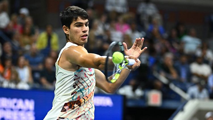 Zog locker in Runde drei bei den US Open ein: Carlos Alcaraz.