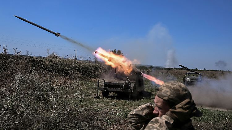 Ukrainische Streitkräfte befinden sich eigenen Angaben zufolge bei Robotyne zwischen der ersten und zweiten Verteidigungslinie.
