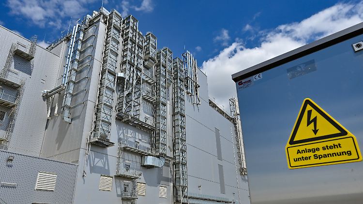 Die neue Anlage des Konzerns BASF in Brandenburg - die Chemieindustrie ist besonders energieintensiv.