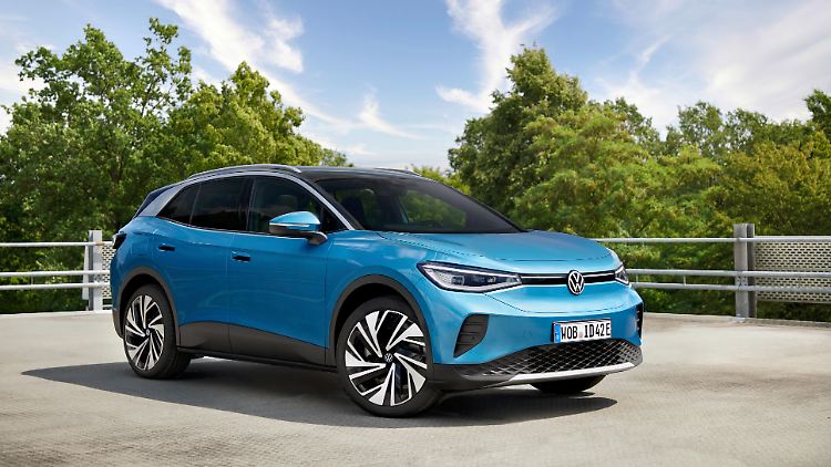 Die futuristisch anmutende Front bleibt dem VW ID.4 vorerst erhalten.