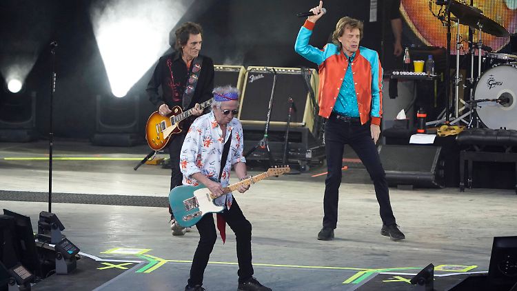 Hören einfach nicht auf zu rollen, die Stones: Ronnie Wood, Keith Richards und Mick Jagger (v.l.), alle zwischen 76 und 80 Jahre alt, bringen ein neues Album raus.