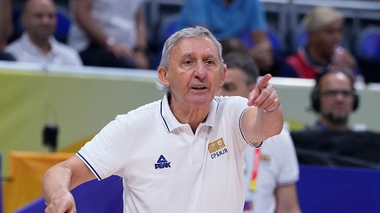 Svetislav Pesic kämpft mit seinen Serben um eine WM-Medaille.