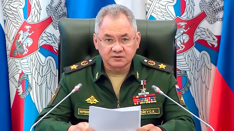 Der russische Verteidigungsminister Sergej Schoigu.