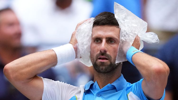Fix und fertig: Novak Djokovic.
