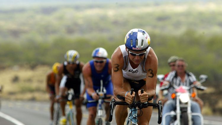 Thomsa Hellriegel beim Ironman 2202. Damals beendete er das Rennen auf Platz vier. 