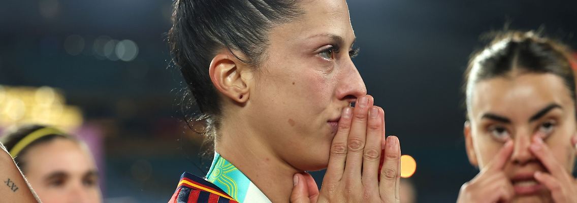 Die Spanierin Jennifer Hermoso erstattete im Kuss-Skandal Anzeige gegen Verbandspräsident Luis Rubiales.