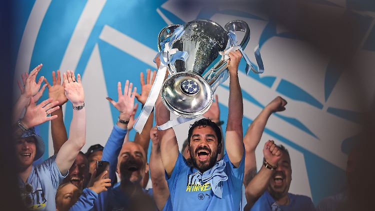 İlkay Gündoğan führte Manchester City zum ersten Titel in der UEFA Champions League. 