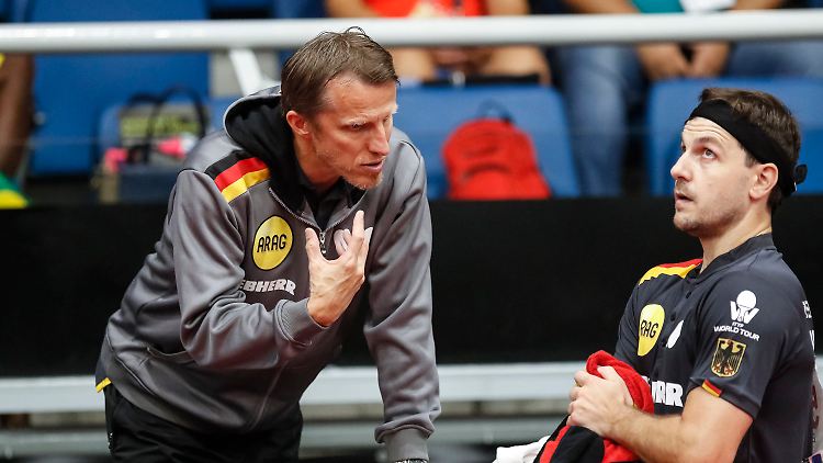 Timo Boll muss auf die Ratschläge von Bundestrainer Jörg Roßkopf verzichten.