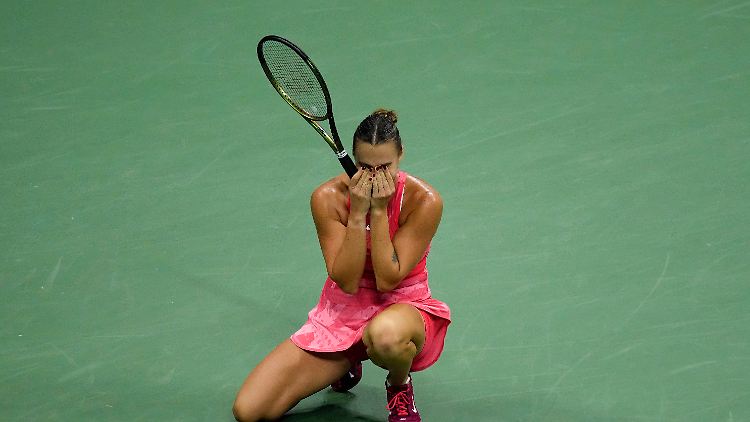 Aryna Sabalenka erlebte einen sehr emotionalen Arbeitstag.
