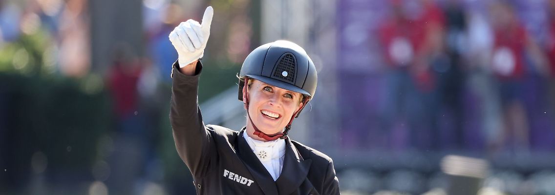 Jessica von Bredow-Werndl sicherte sich mit Dalera erneut Gold.