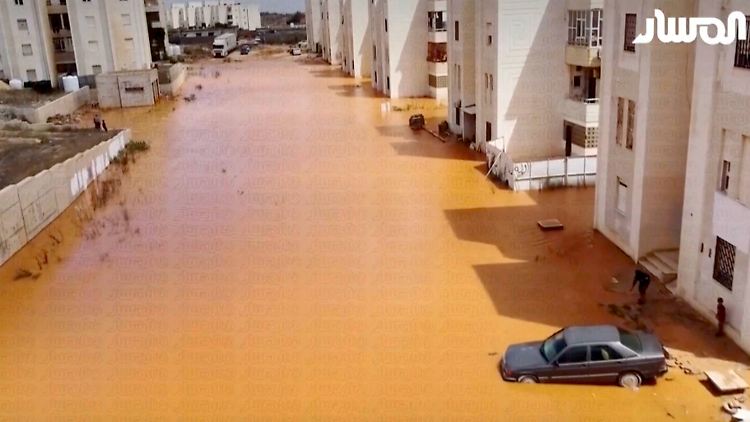 Es werden Hunderte Tote durch das Unwetter in Libyen erwartet.
