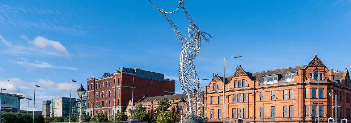 Die nordirische Hauptstadt Belfast profitiert offenbar von den Brexit-Sonderregeln.