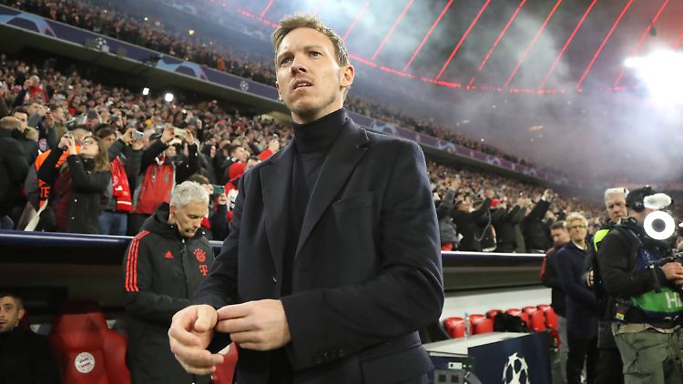 Nagelsmann im März, kurz vor seiner Freistellung beim FC Bayern.