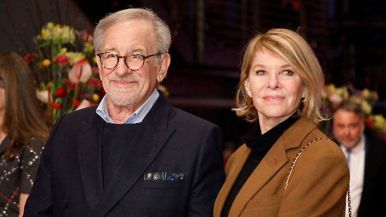 Haben für die Streikenden Geld locker gemacht: Steven Spielberg und Ehefrau Kate Capshaw.