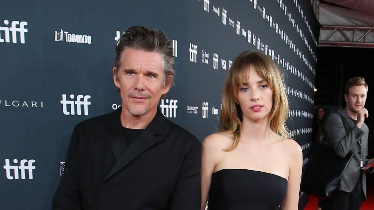 Ethan Hawke und seine Tochter Maya beim Filmfest in Toronto.