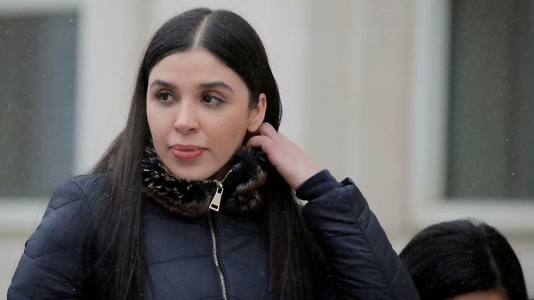 Emma Coronel Aispuro nach dem Prozess gegen ihren Ehemann im Februar 2019 in New York. 