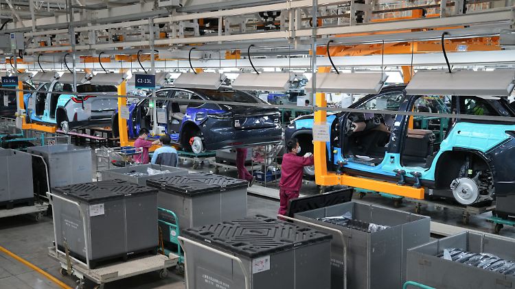 Nio-Fabrik in Hefei: Autobauer Nio ist einer der Profiteure der chinesischen Subventionen.