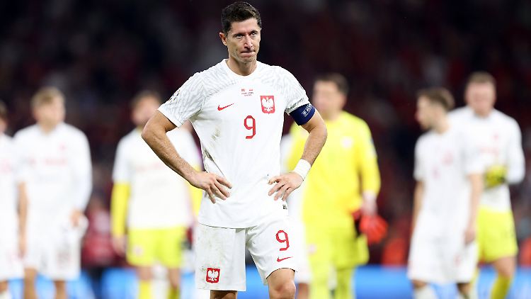 Robert Lewandowski nach Polens peinlicher 0:2-Pleite in Albanien.