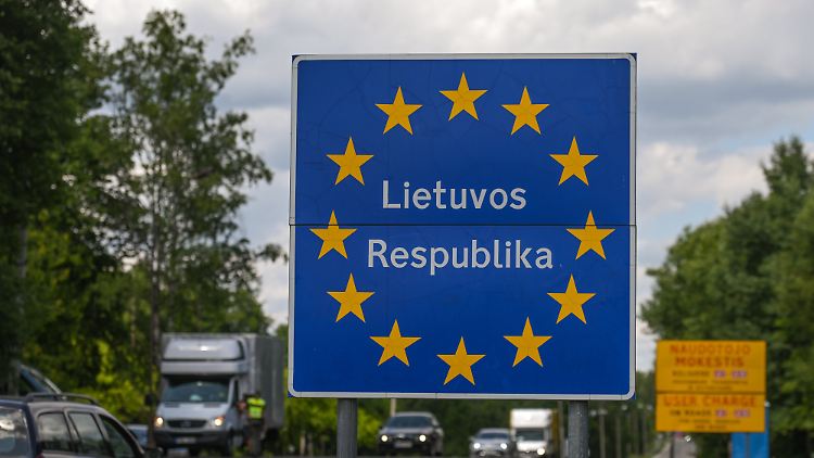 Mit einem russischen Kennzeichen geht es hier künftig nicht mehr weiter.