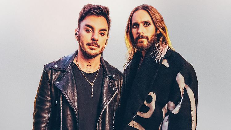 Shannon (l.) und Jared Leto sind Thirty Seconds to Mars.