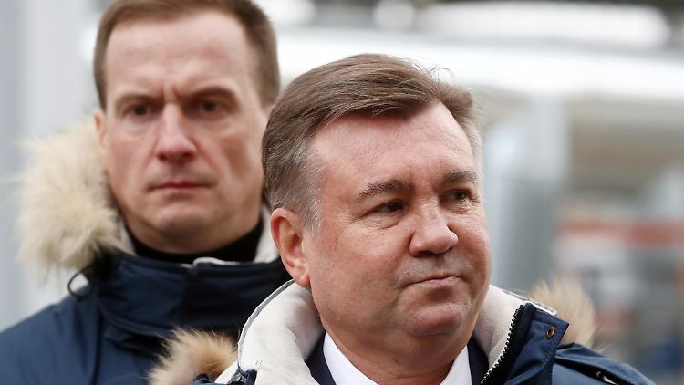 Alexander Ponomarenko (rechts) ist der Geschäftsführer von Moswodokanal. Das größte Wasserversorgungsunternehmen in Russland.