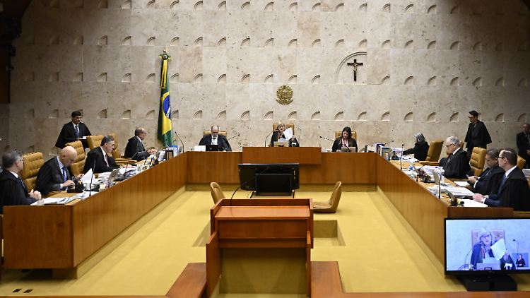 Eine Sitzung des Supremo Tribunal Federal, das Oberste Gericht Brasiliens, in der Landeshauptstadt Brasília. (Archivbild)
