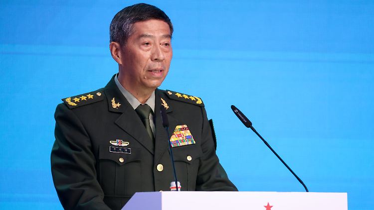 Li Shangfu war seit März 2023 Verteidigungsminister der Volksrepublik China. 