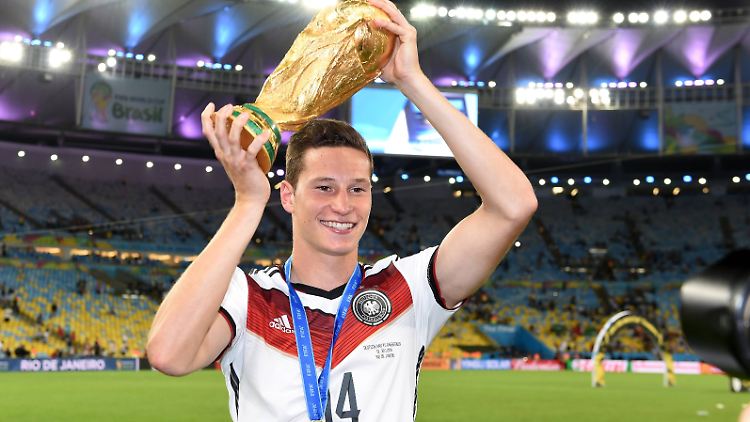 Ein Bild aus besseren Zeiten: Julian Draxler wurde 2014 Weltmeister.