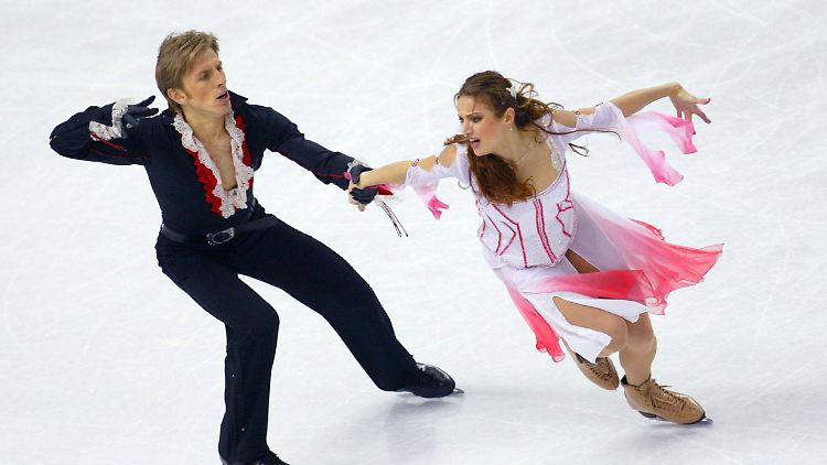 Vanagas und Drobiazko bei Olympia 2006 in Turin.