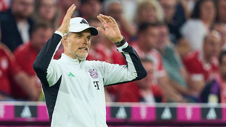 Tuchel im Bundesliga-Spiel gegen Leverkusen.