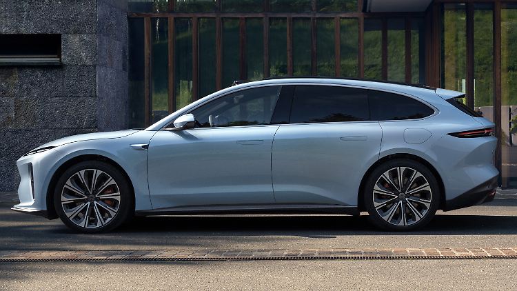 Das Format des Mittelklasse-Kombis ET5 Touring gleicht der ET5 Limousine.