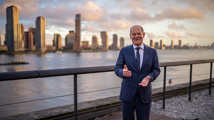 "Entscheidender Moment in unserer Nachkriegsgeschichte": Scholz erinnert in New York an 50 Jahre UN-Mitgliedschaft. 