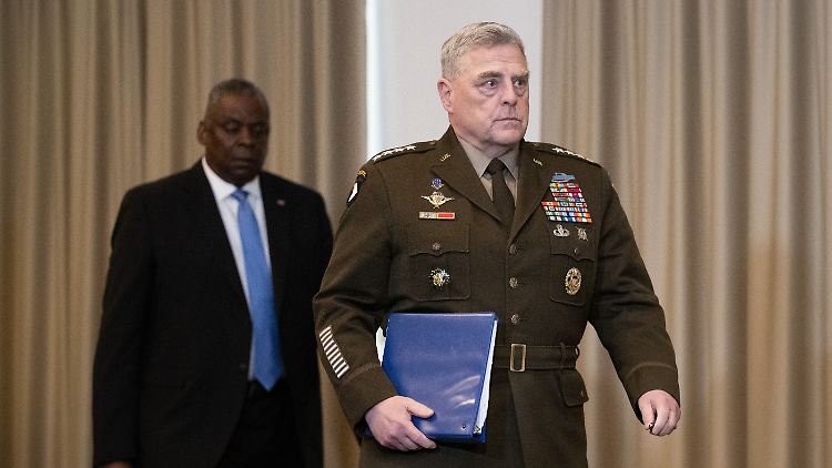 US-Generalstabschef Mark Milley stellte klar, dass die ukrainische Gegenoffensive nicht am Reißbrett geplant werden könne.