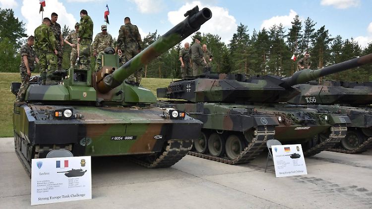 Der MGCS Kampfpanzer soll dem französischen Leclerc und dem Leopard aus Deutschland nachfolgen. 