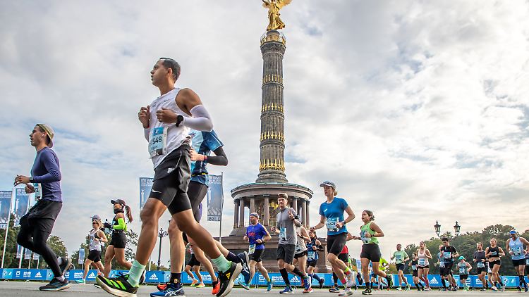 48.000 Menschen wollen am Berlin-Marathon teilnehmen.