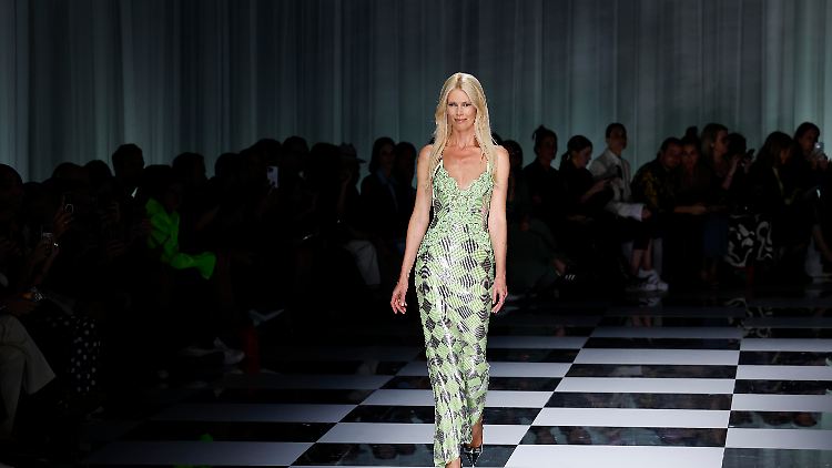 "Durch und durch eine Versace Ikone", bescheinigte Donatella Versace ihrer Freundin.