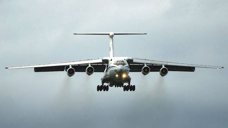 Eine Iljuschin Il-76.