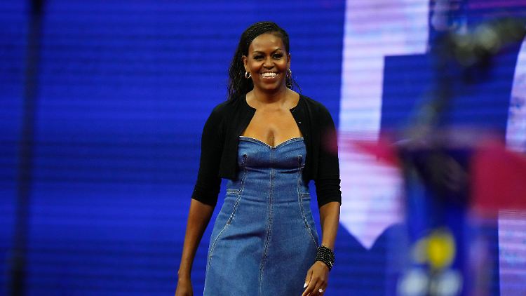 Laut den Gastgebern führt Michelle Obama die Liste derer, die sich die Besucher auf der Startup-Messe wünschen, "Jahr für Jahr" an.