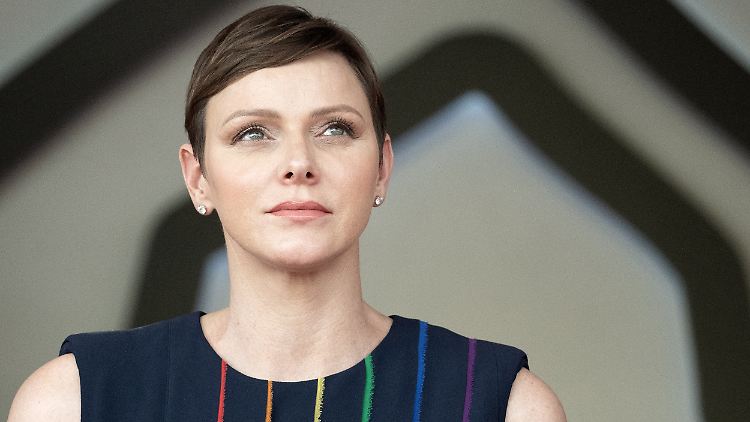 "Alles in Ordnung", versichert sie: Charlène von Monaco.
