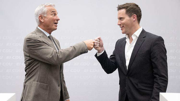 Strobl will den CDU-Vorsitz an Fraktionschef Hagel (r.) übergeben.