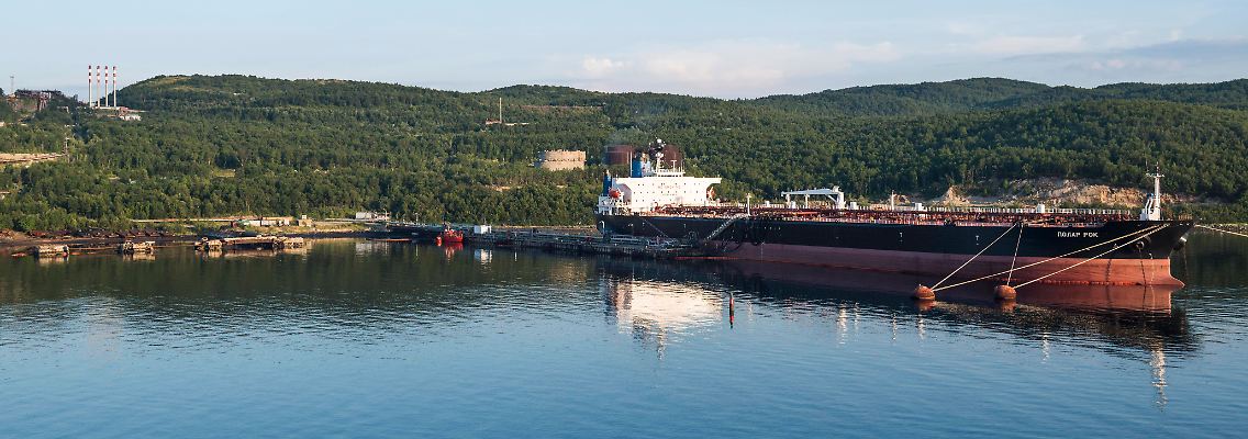 Öltanker in Murmansk
