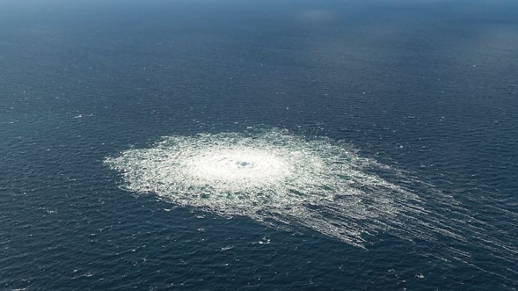 Über Tage strömte Gas aus den Pipelines in die Ostsee.
